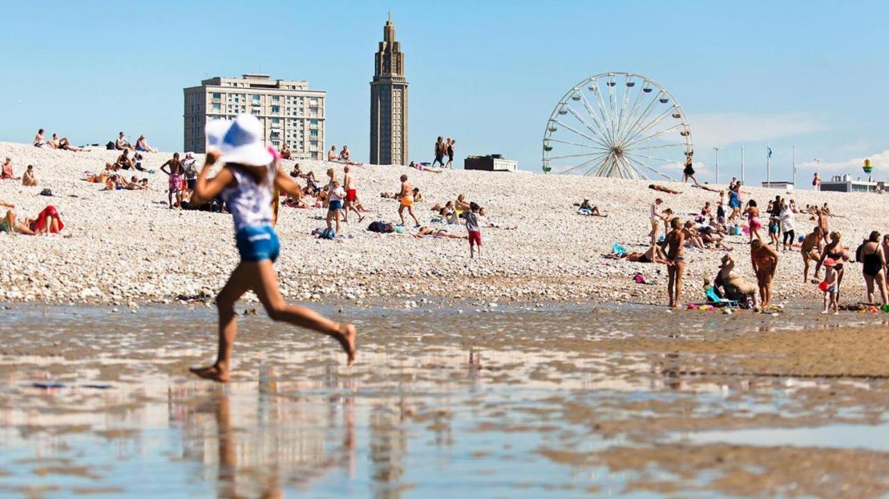 Le Petit Nid Perche Sous Les Toits, Vue Mer Le Havre Luaran gambar